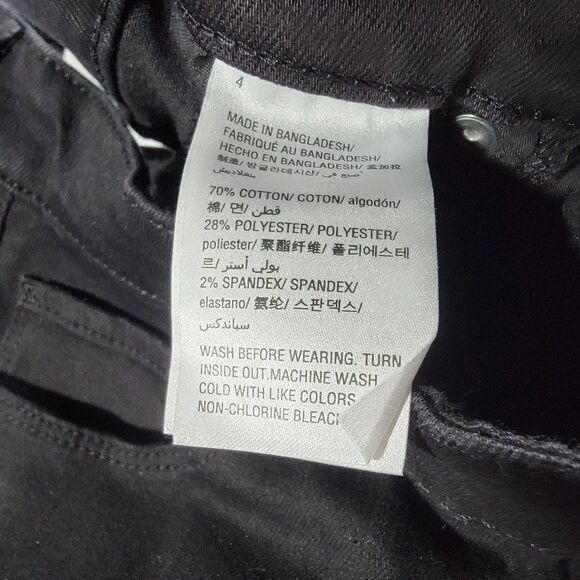 Style& Co Womens Black Skinny Leg Jeans Size 4 - Picture 8 of 9